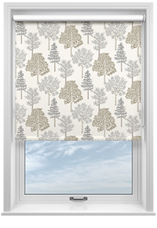 Coppice, Bronze - Twist&Fit Roller Blind